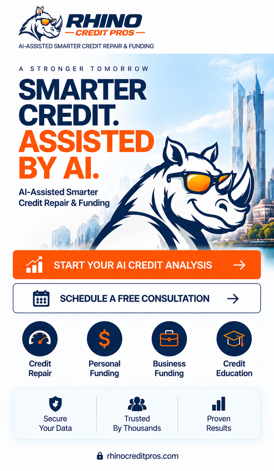 Rhino Credit Pros - AI-Assisted Smarter Credit Repair & Funding